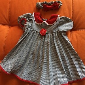 Cute pleated dress size 24 months